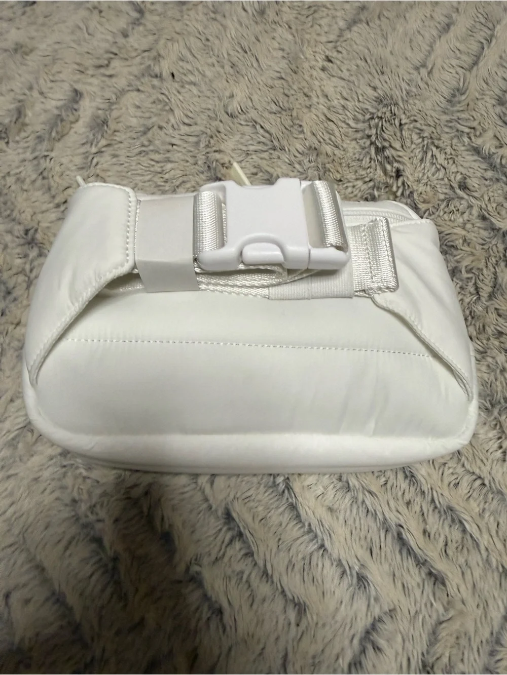 lululemon athletica White Quilted Crossbody Belt Bag